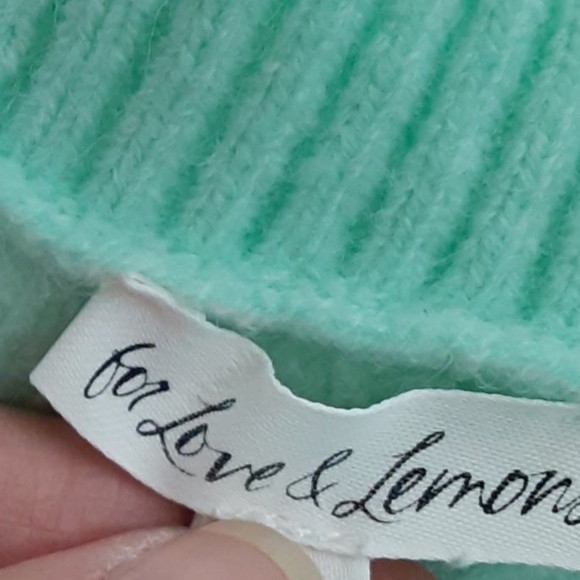 🍋For Love and Lemons Sutton Cropped Sweater - Picture 8 of 11